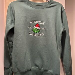 Whoville University Green Sweater